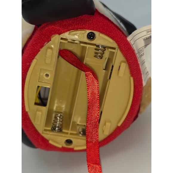 Gemmy 7" Animated Santa Mouse Sings "I Wish You A Merry Christmas" Bell Jingles - Picture 6 of 7